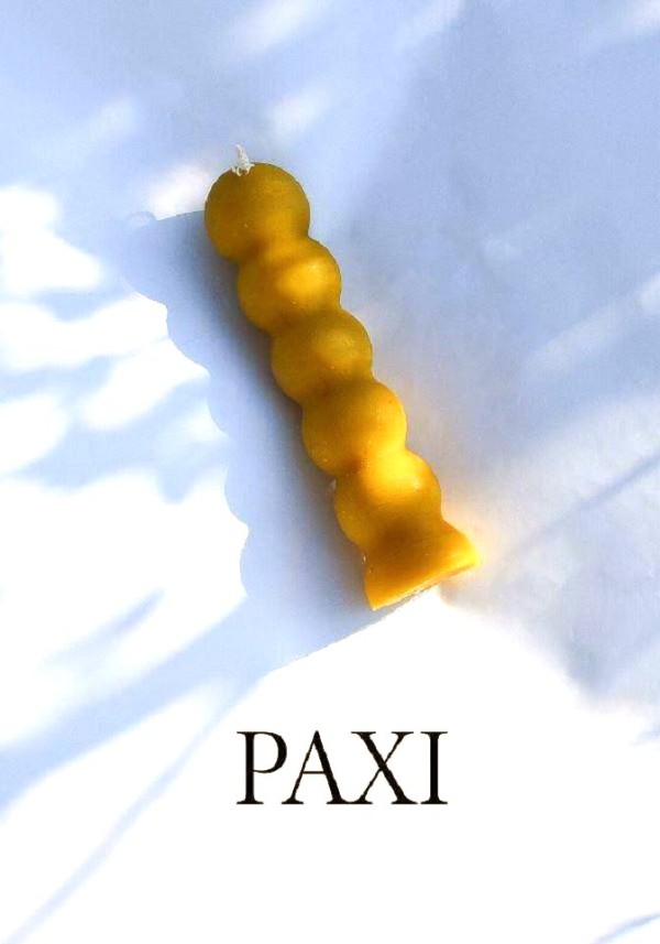 Bienenwachskerze im Dildo Design Paxi.